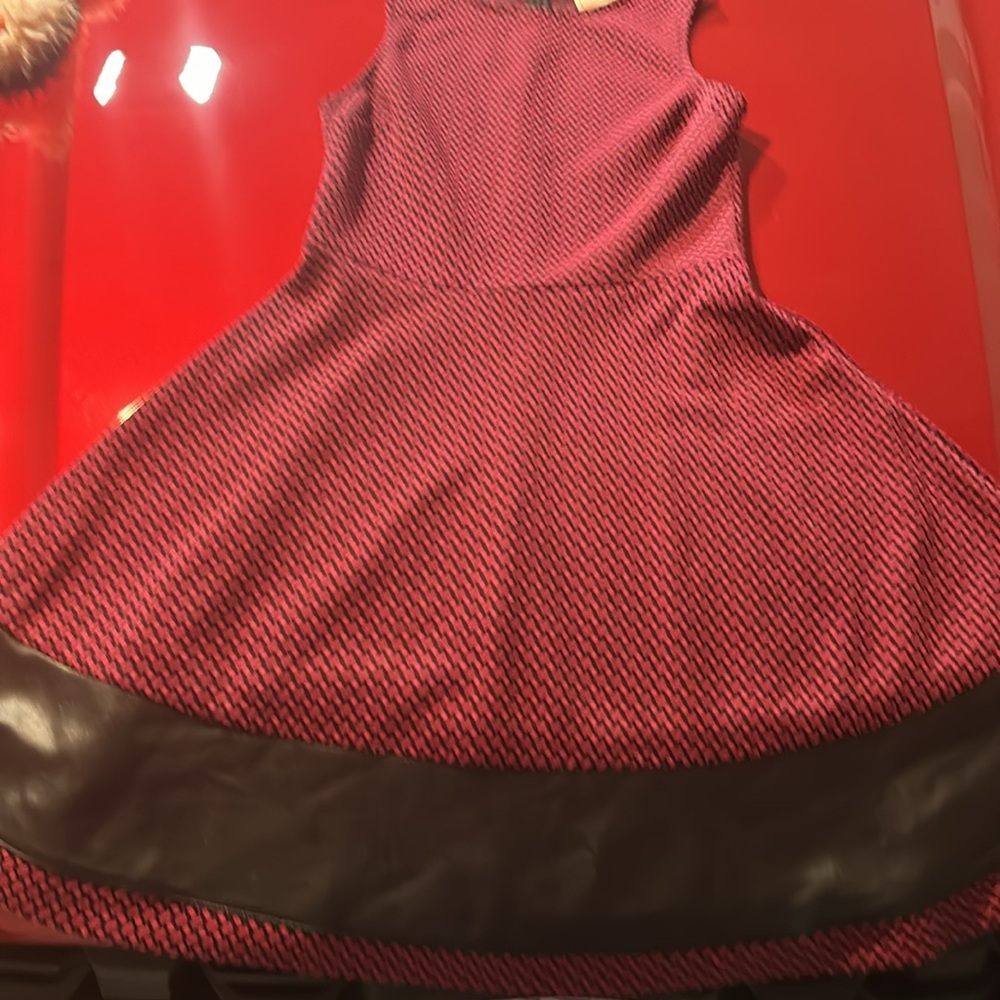 Like New “Love Ady” DESIGNER Girls Size Sm Hot Pink/Black Dress purch Nordstrom